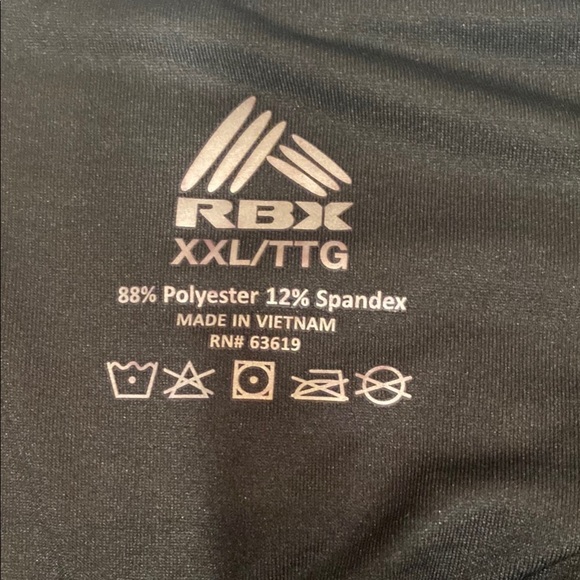 RBX Black Thermal Leggings Women’s XXL New with Pockets - Picture 2 of 5